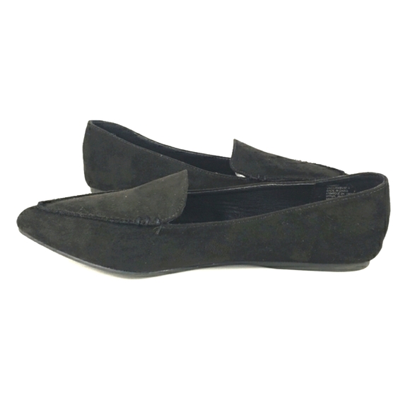 JustFab NEW! Campbell, Black Faux-suede, Slip On Loafer Women's Size 7M - Picture 5 of 13